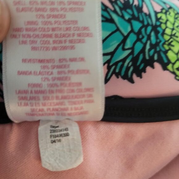 Pineapple Bathing Suit | Swimsuit Top | Medium/ D - Picture 8 of 9